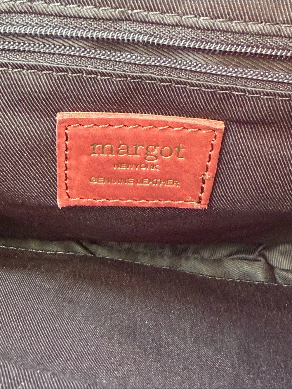 Margot New York Dani Burgundy Leather Satchel